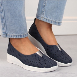 Slip-on femme ajourée Jezzi RMR1840-13 gris 7