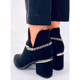 BM Bottines à talons printemps Virginia Black le noir 3