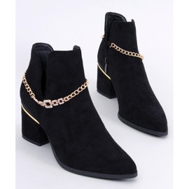 BM Bottines à talons printemps Virginia Black le noir 1