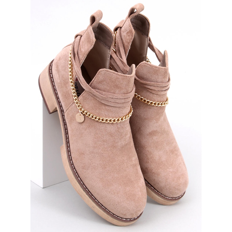 BM Boots ajourées Spring Sienna Kaki beige 1