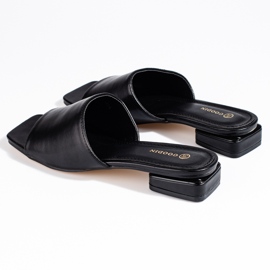 Sandales à talons classiques Shelovet noires pour femmes le noir 5