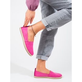 W. Potocki Espadrilles en daim rose femme Potocki 5
