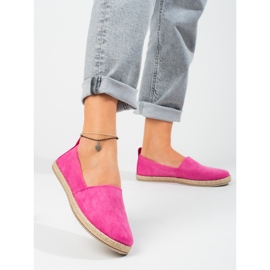 W. Potocki Espadrilles en daim rose femme Potocki 4