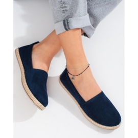 W. Potocki Espadrilles en daim Potocki femme bleu marin bleu 5