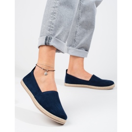 W. Potocki Espadrilles en daim Potocki femme bleu marin bleu 3