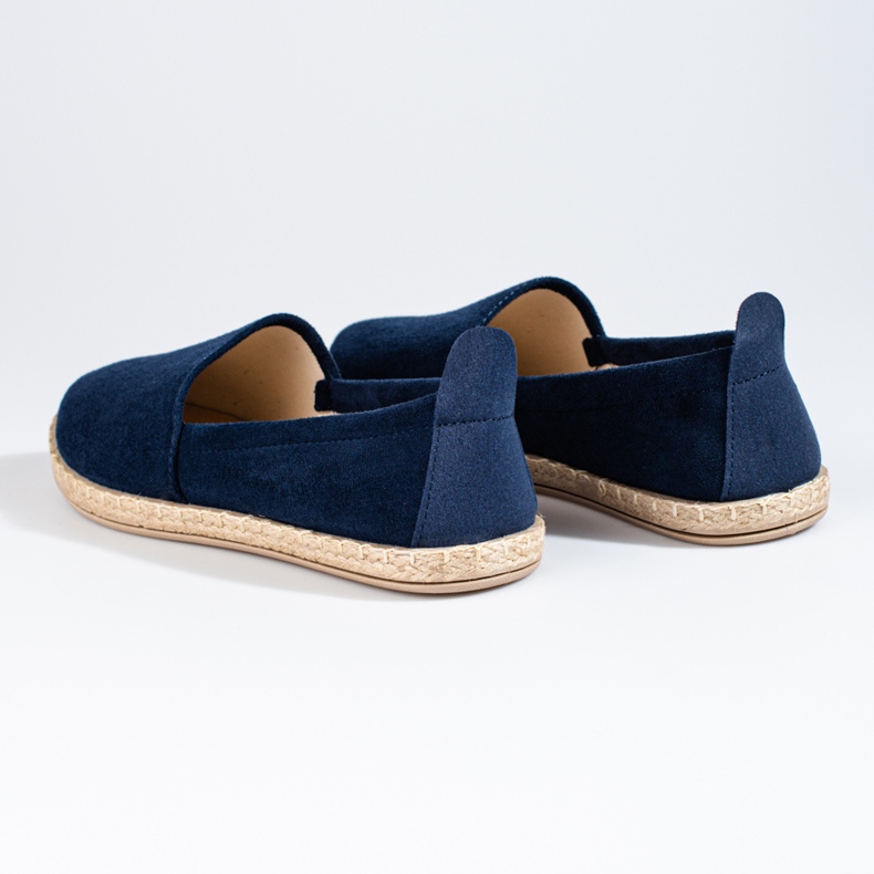 W. Potocki Espadrilles en daim Potocki femme bleu marine bleu 1