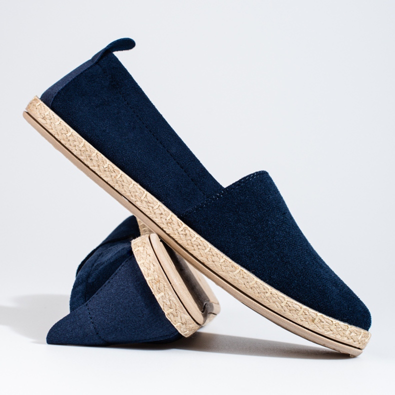 W. Potocki Espadrilles en daim Potocki femme bleu marine bleu 2