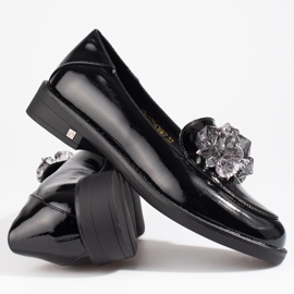 W. Potocki Chaussures femme laquées avec décoration Potocki noir le noir 3