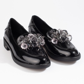 W. Potocki Chaussures femme laquées avec décoration Potocki noir le noir 5