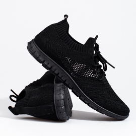 W. Potocki Chaussures de sport femme ajourées légères Potocki noir le noir 4