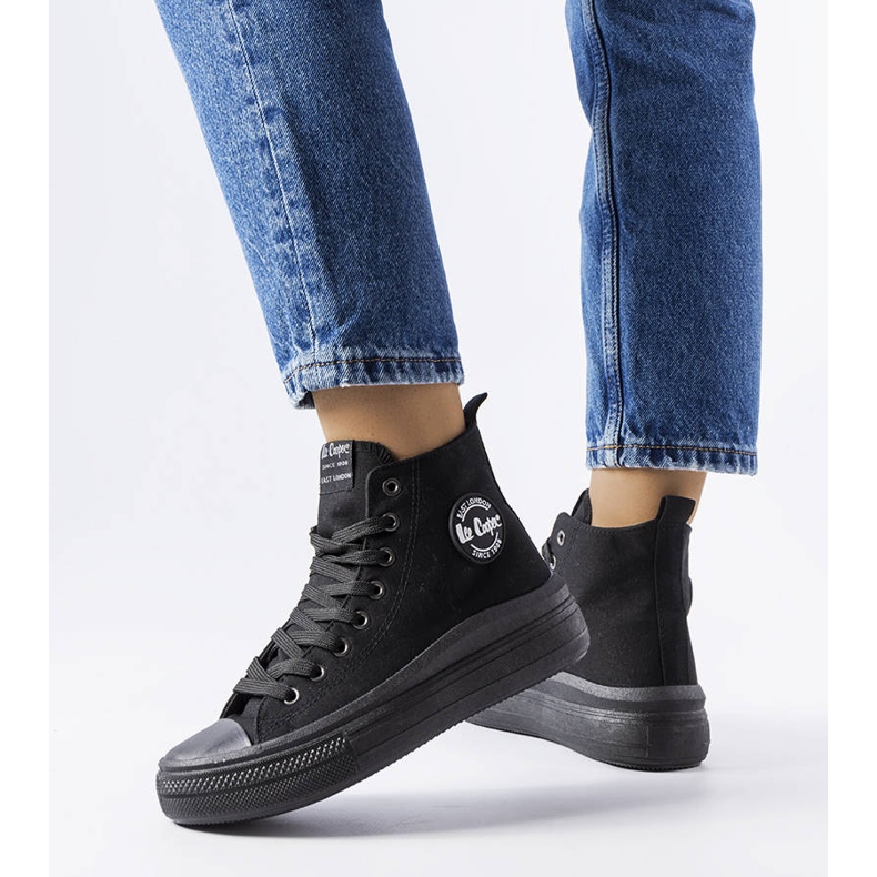 Baskets noires Lee Cooper LCW-23-44-1628L 1