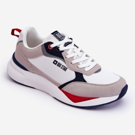 Chaussures de Sport Homme Memory Foam Big Star LL174235 Blanc-Gris 1
