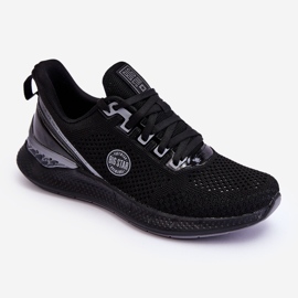 Baskets confortables pour hommes en mousse à mémoire de forme Big Star LL174103 Noir le noir 1