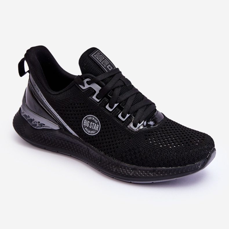 Baskets confortables pour hommes en mousse à mémoire de forme Big Star LL174103 Noir 1