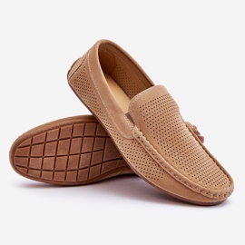 Mocassins Classiques en Daim pour Homme Beige Felixo 3