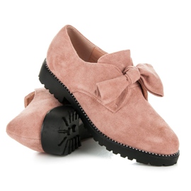 Seastar Chaussures en daim avec un nœud rose 2