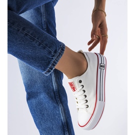 Baskets blanches à plateforme Big Star LL274180 1 Baskets blanches à plateforme Big Star LL274180 1