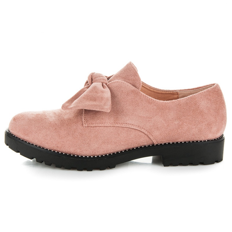 Seastar Chaussures en daim avec un nœud rose 1