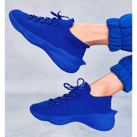 BM Girod Baskets chaussettes bleues 3