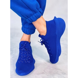 BM Girod Baskets chaussettes bleues 5