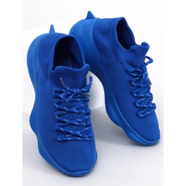 BM Girod Baskets chaussettes bleues 4