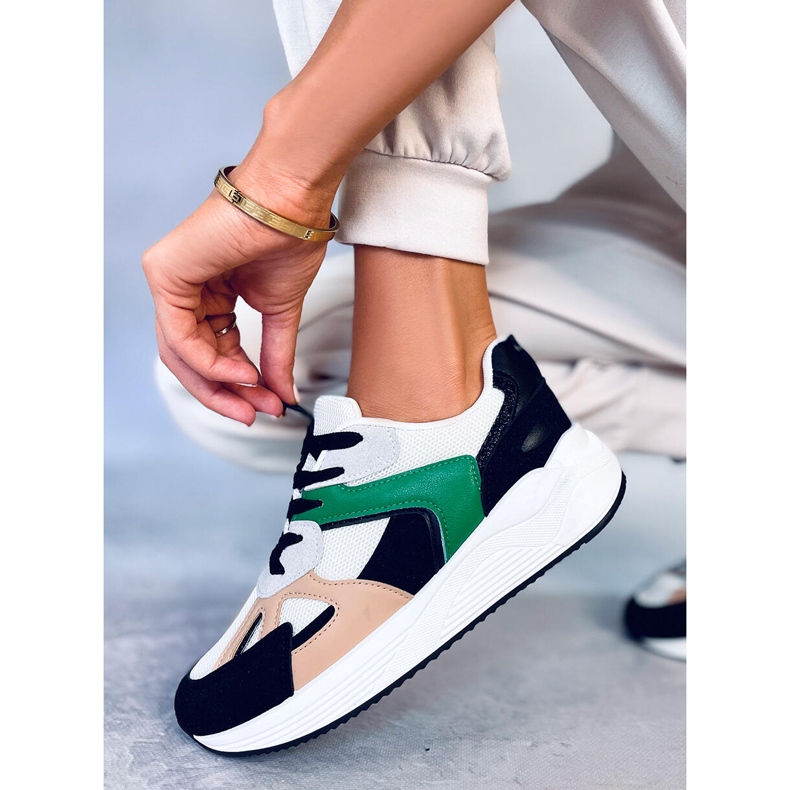 BM Baskets femme Albie Noir multicolore 2