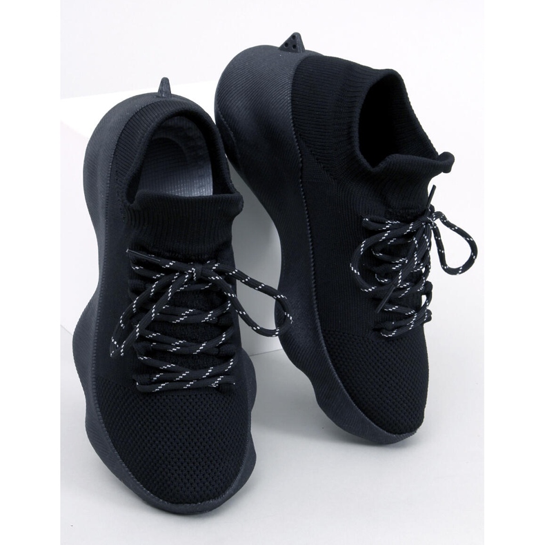 Baskets chaussettes Callens Nero noir 2