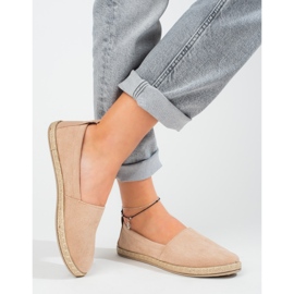 W. Potocki Espadrilles beiges femme Potocki daim 2