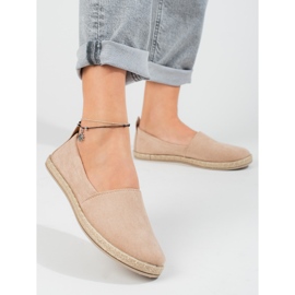 W. Potocki Espadrilles beiges femme Potocki daim 1