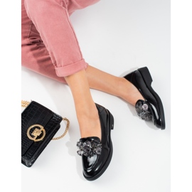 W. Potocki Chaussures femme laquées avec décoration Potocki noir le noir 7
