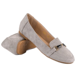 Sergio Todzi Mocassins en daim gris 4