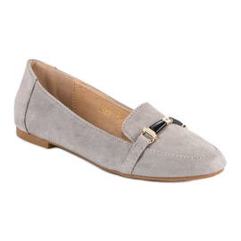 Sergio Todzi Mocassins en daim gris 2