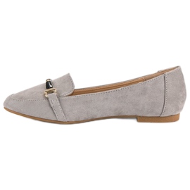 Sergio Todzi Mocassins en daim gris 3