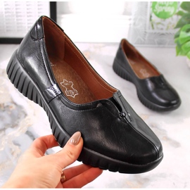Slip-on noir femme noir Jezzi RMR2270-6 le noir 4