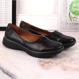 Slip-on noir femme noir Jezzi RMR2270-6 le noir 5