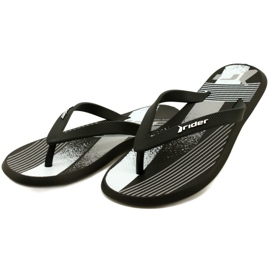 Chaussons homme Rider 83419 AH973 Noir/Blanc le noir 4