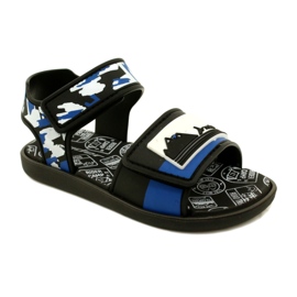Boys 'Sandals Rider 83453 AG294 noir / bleu / blanc 1
