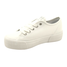 Lee Cooper LCW-23-31-1780L Baskets à fond épais, blanc blanche 2