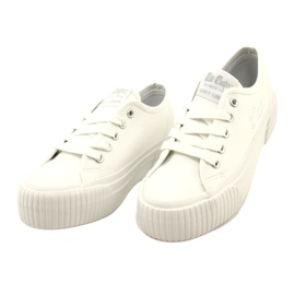 Lee Cooper LCW-23-31-1780L Baskets à fond épais, blanc blanche 3