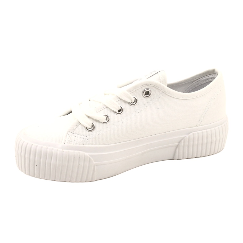Lee Cooper LCW-23-31-1780L Baskets à fond épais, blanc 7