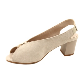Sandales On The Post Daszyński SA169-6 beige 2