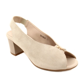 Sandales On The Post Daszyński SA169-6 beige 1