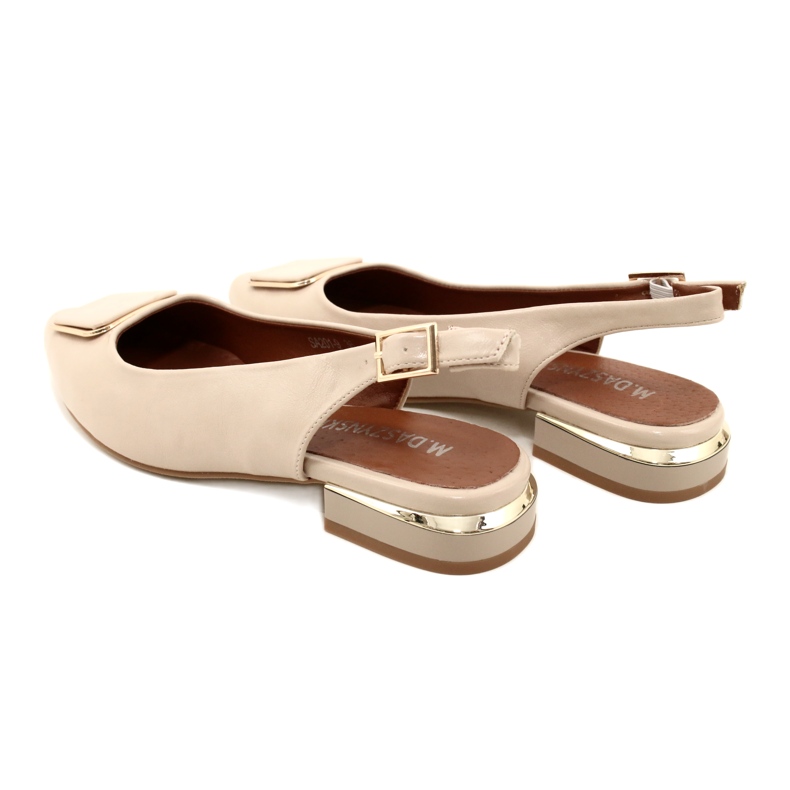 M.Daszyński Escarpins beiges pour femmes Daszyński SA201-9 4