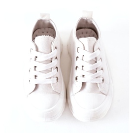 Baskets pour enfants sur la plate-forme blanche 3 Baskets pour enfants sur la plate-forme blanche 3