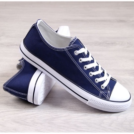 Baskets basses homme Atletico CNSM-1 bleu marine 1