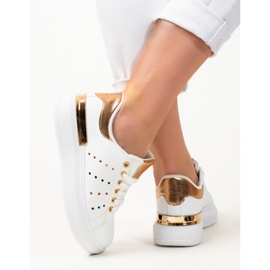 Baskets blanches à semelles épaisses Shelovet 1