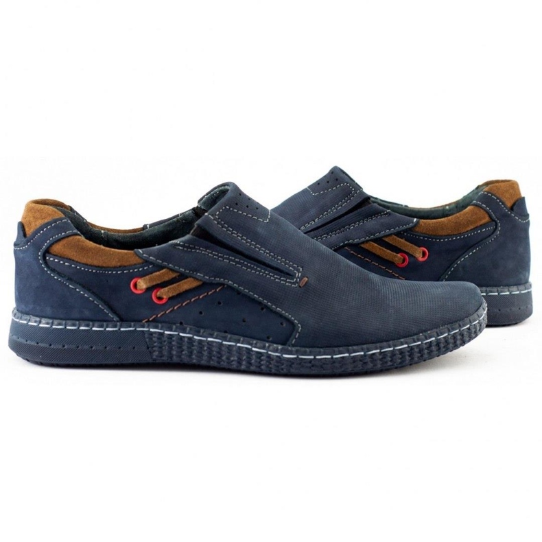 KOMODO Mocassins homme 862L bleu marine 4