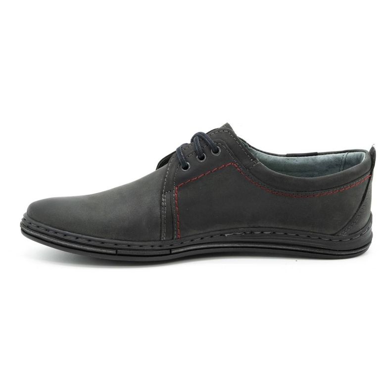 Polbut Chaussures en cuir pour hommes 343 gris 1