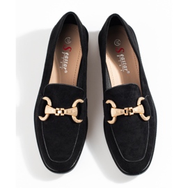 Seastar Mocassins en daim Shelovet pour femmes noir le noir 5