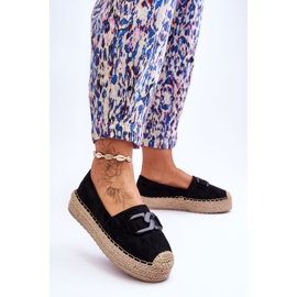 Espadrilles Plateforme Classiques Femme Noir Maurine 2